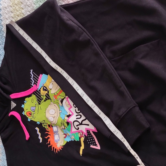 Rugrats XL(15-17) Black Graphic Hoodie - Picture 9 of 13